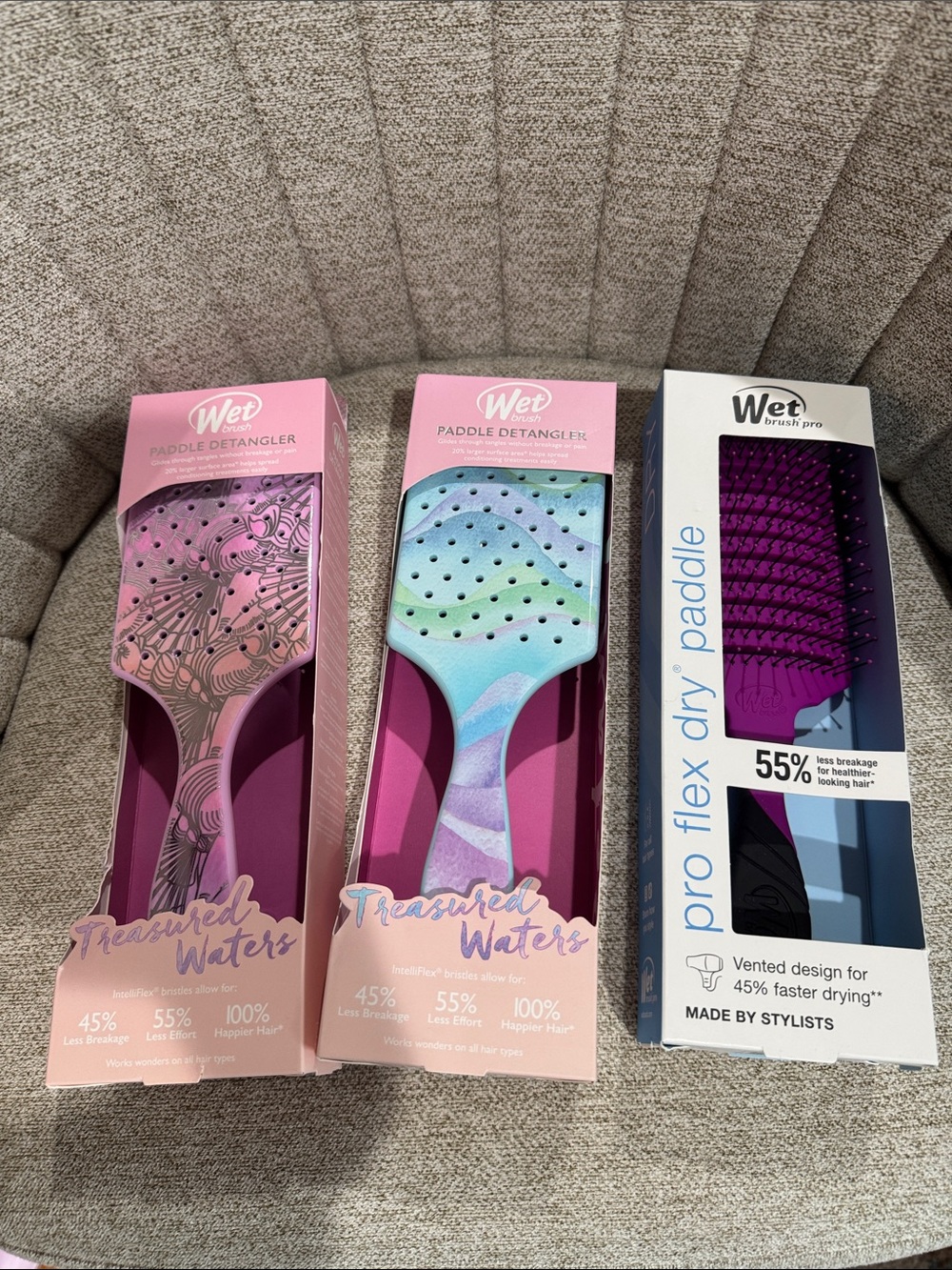 New Paddle Detangle Wet Brush